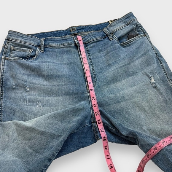 KUT From the KLOTH High Rise Fab AB Crop Skinny Jeans Distressed Plus Size 20W - Picture 10 of 13